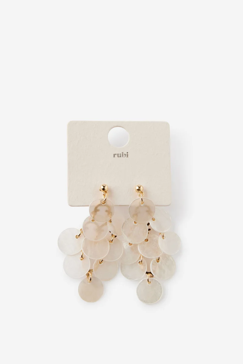 روبي Mid Charm Earring